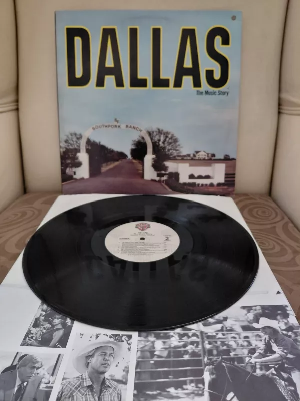 DALLAS (The Music Story) - 1985 USA Basım LP Plak Albüm-2.el
