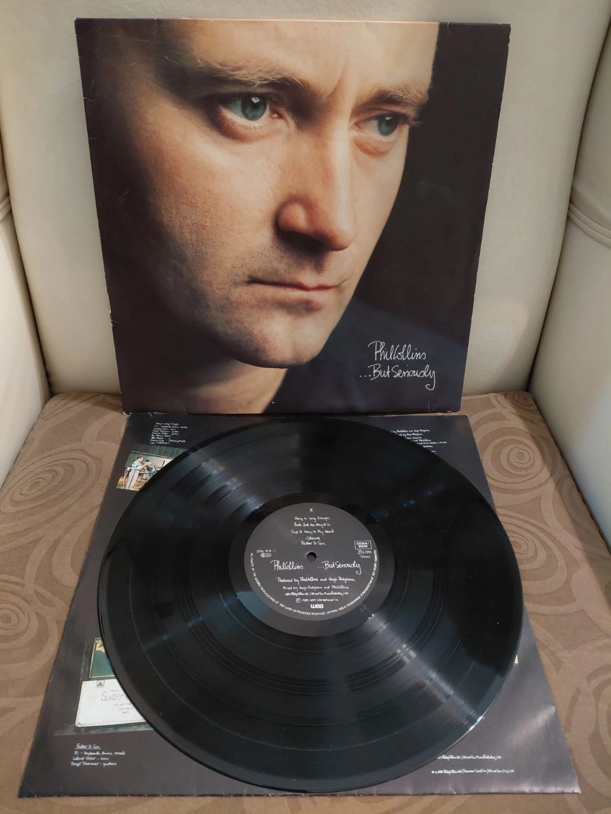 Phil Collins – ...But Seriously - 1989 Almanya Basım Albüm - 33 lük LP Plak-2.el
