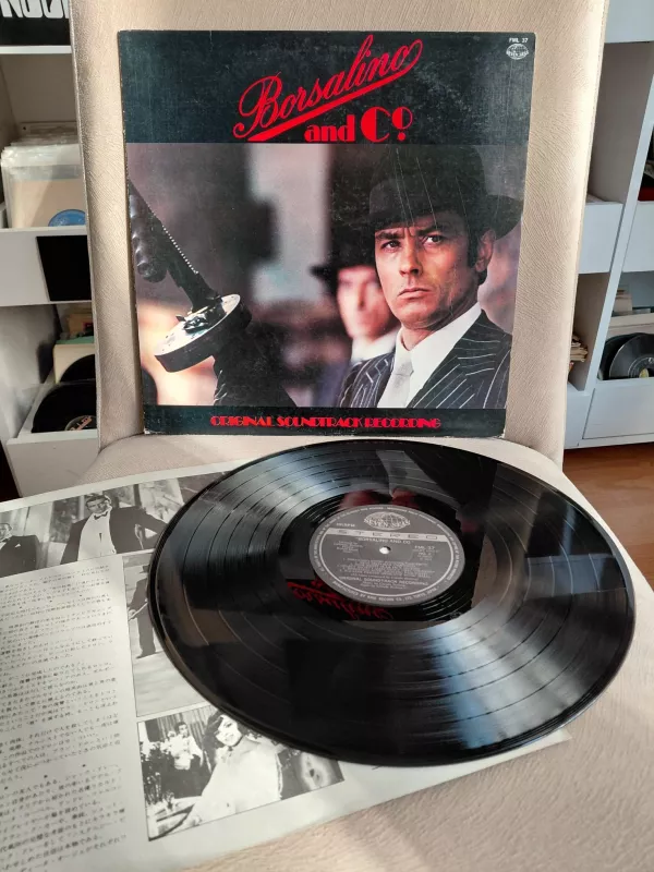 Claude Bolling –  Borsalino And Co (Soundtrack) - 1975 Japonya Basım 33 Lük LP Albüm Plak-2.el