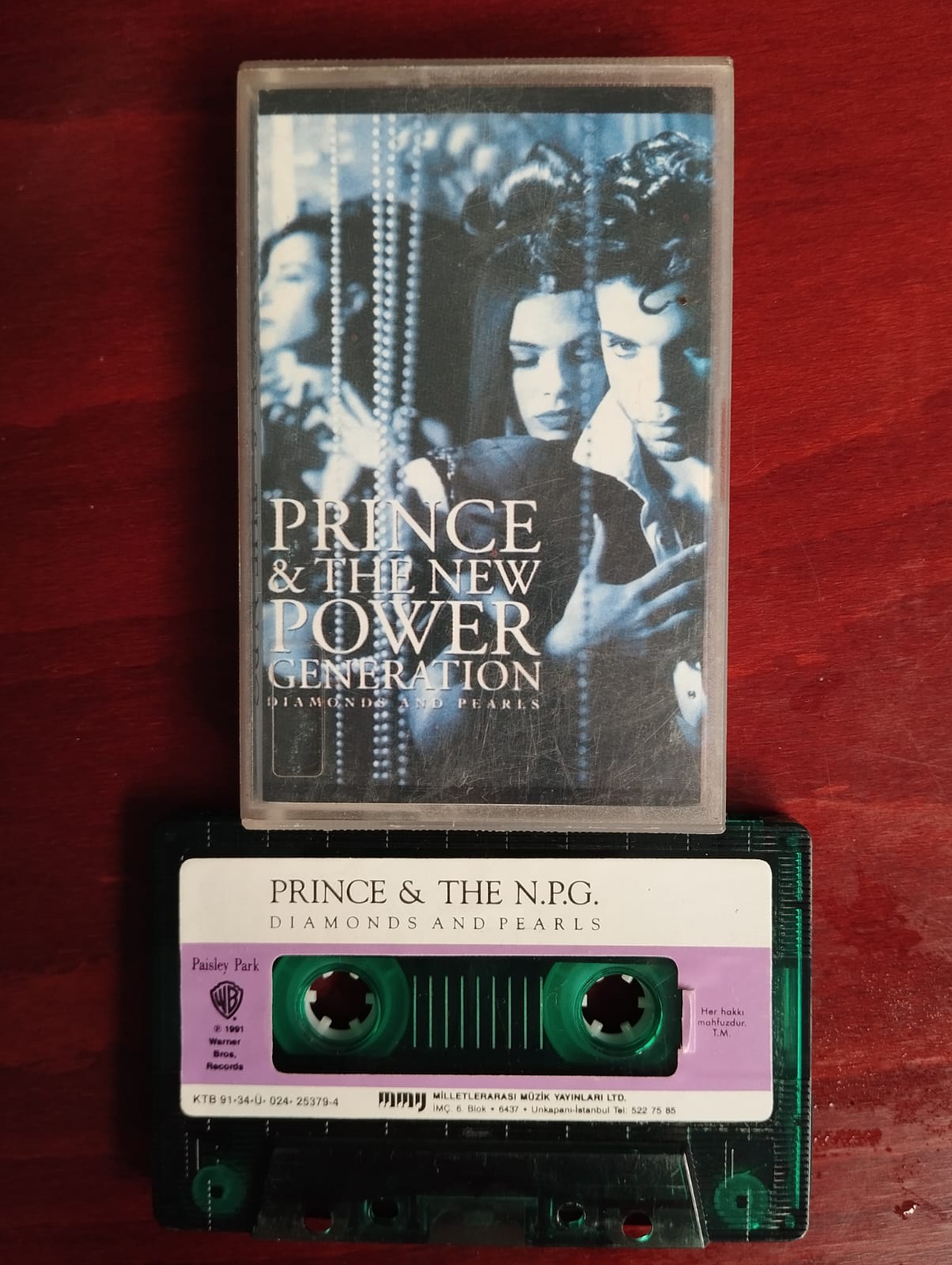 Prince & The New Power Generation – Diamonds And Pearls  - 1991 Türkiye Basım 2. El Kaset Albüm 