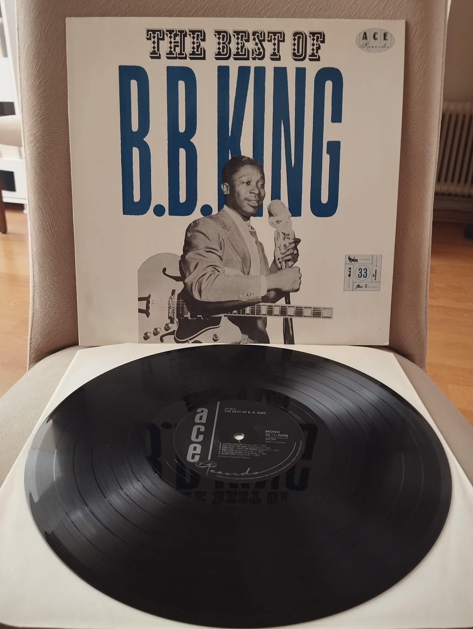B.B. King ‎– The Best Of B.B King - 1980 Almanya  Basım LP Plak-2.EL
