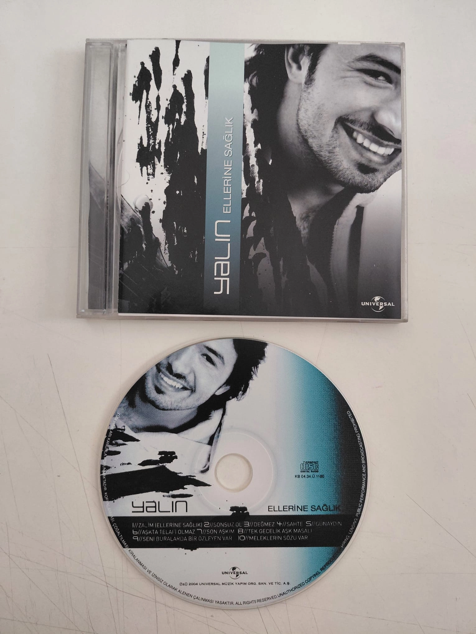 Yalın – Ellerine Sağlık - 2004 Türkiye Basım - CD Albüm-2.el