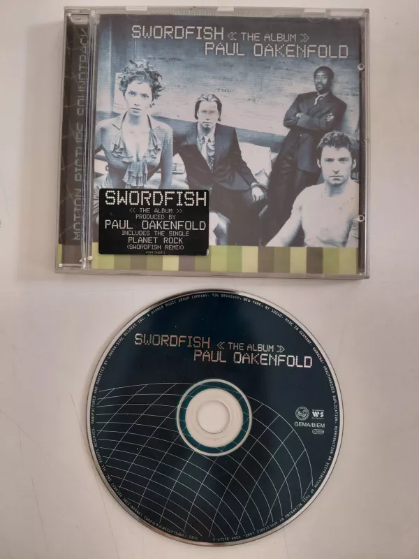 Paul Oakenfold  – Swordfish   – 2001 Avrupa Basım - CD Albüm-2.el