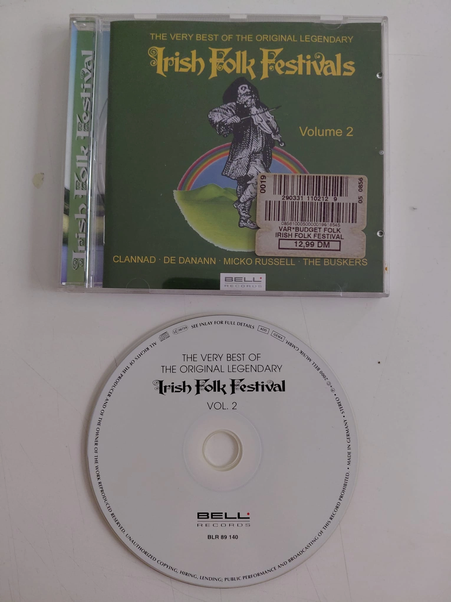 Irish Folk Festivals Volume 2 -  2000 Almanya Basım - CD Albüm-2.el