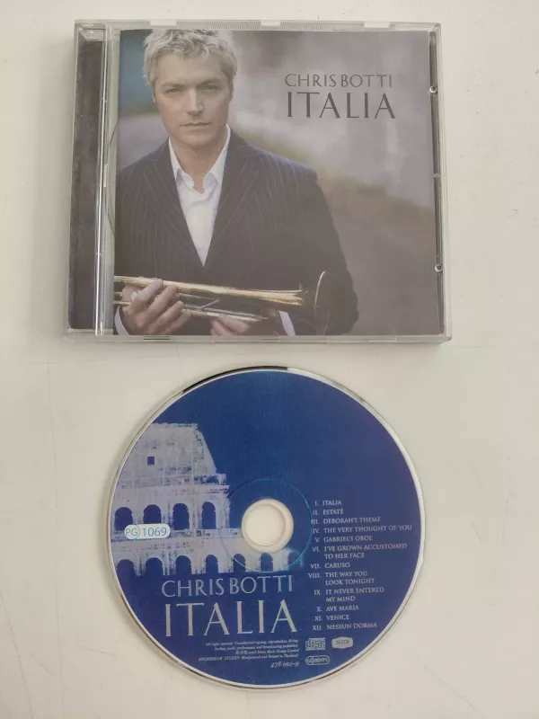 Chris Botti – Italia - 2008 Avrupa Basım - CD Albüm-2.el