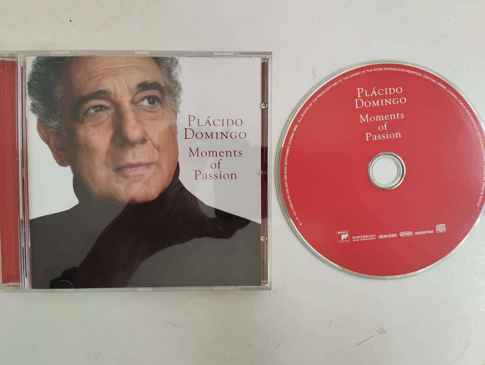 Placido Domingo – Moments Of Passion - 2006 Avrupa Basım - 2. El CD Albüm