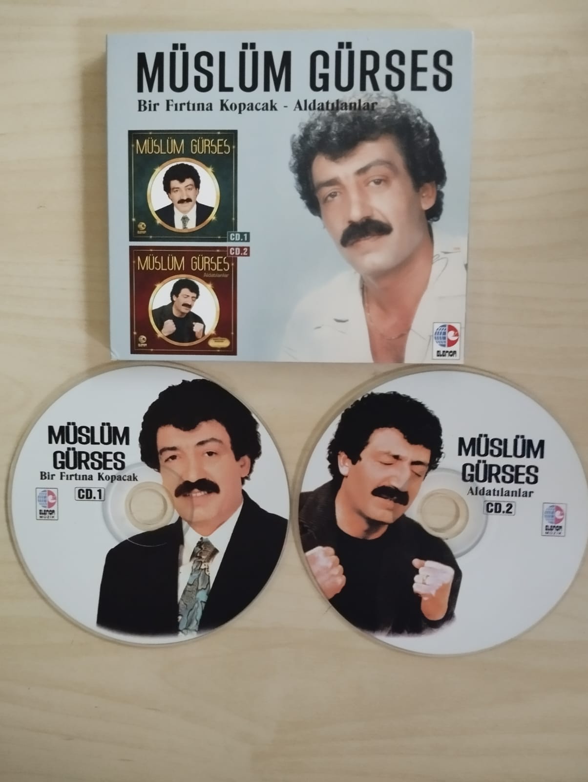 Müslüm Gürses – Bir Fırtına Kopacak / Aldatılanlar - Türkiye Basım - 2xCD Box Set-2.el