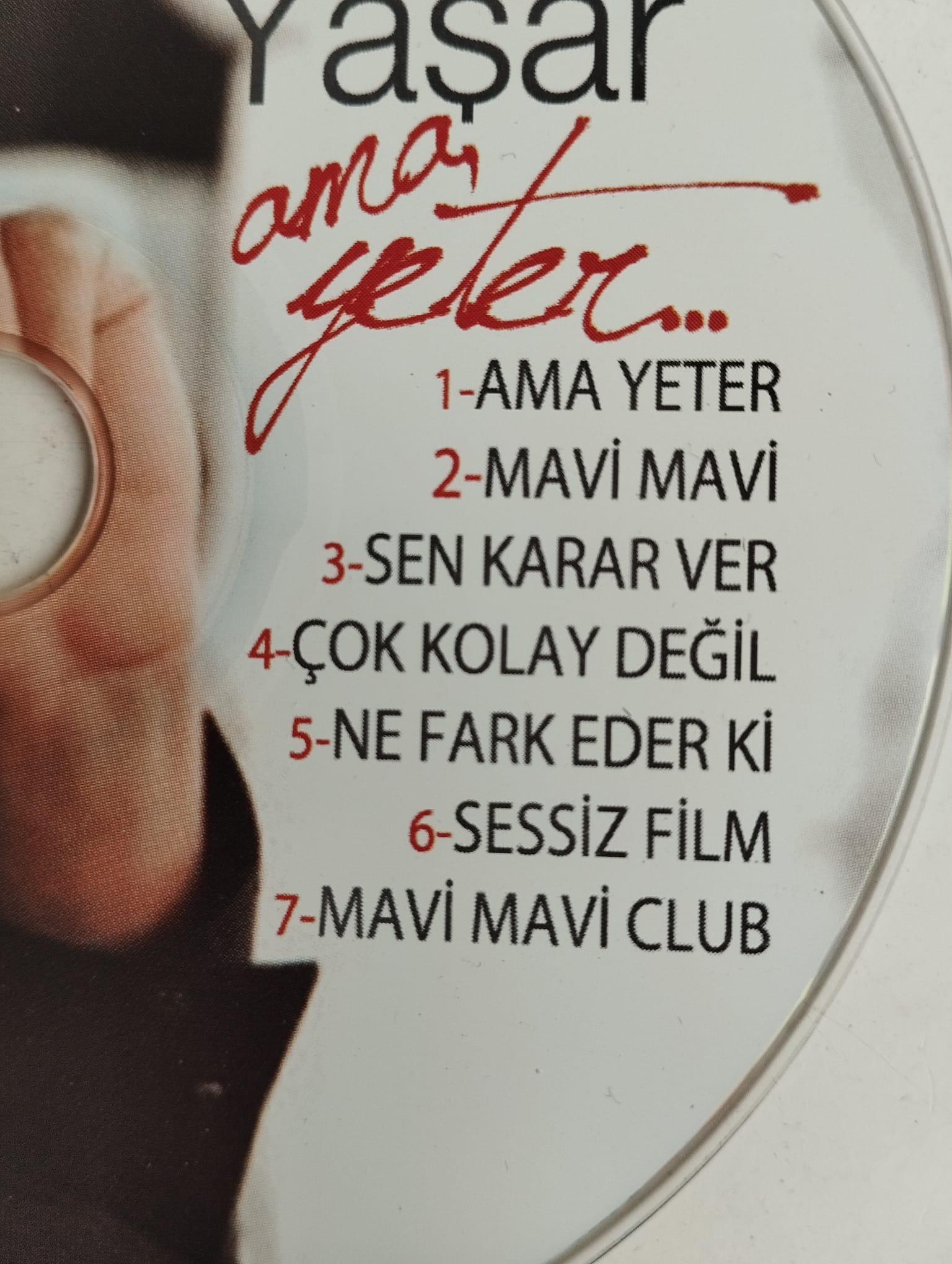 Şafak Yaşar  / Ama Yeter -  Türkiye Basım - 2. El CD Albüm