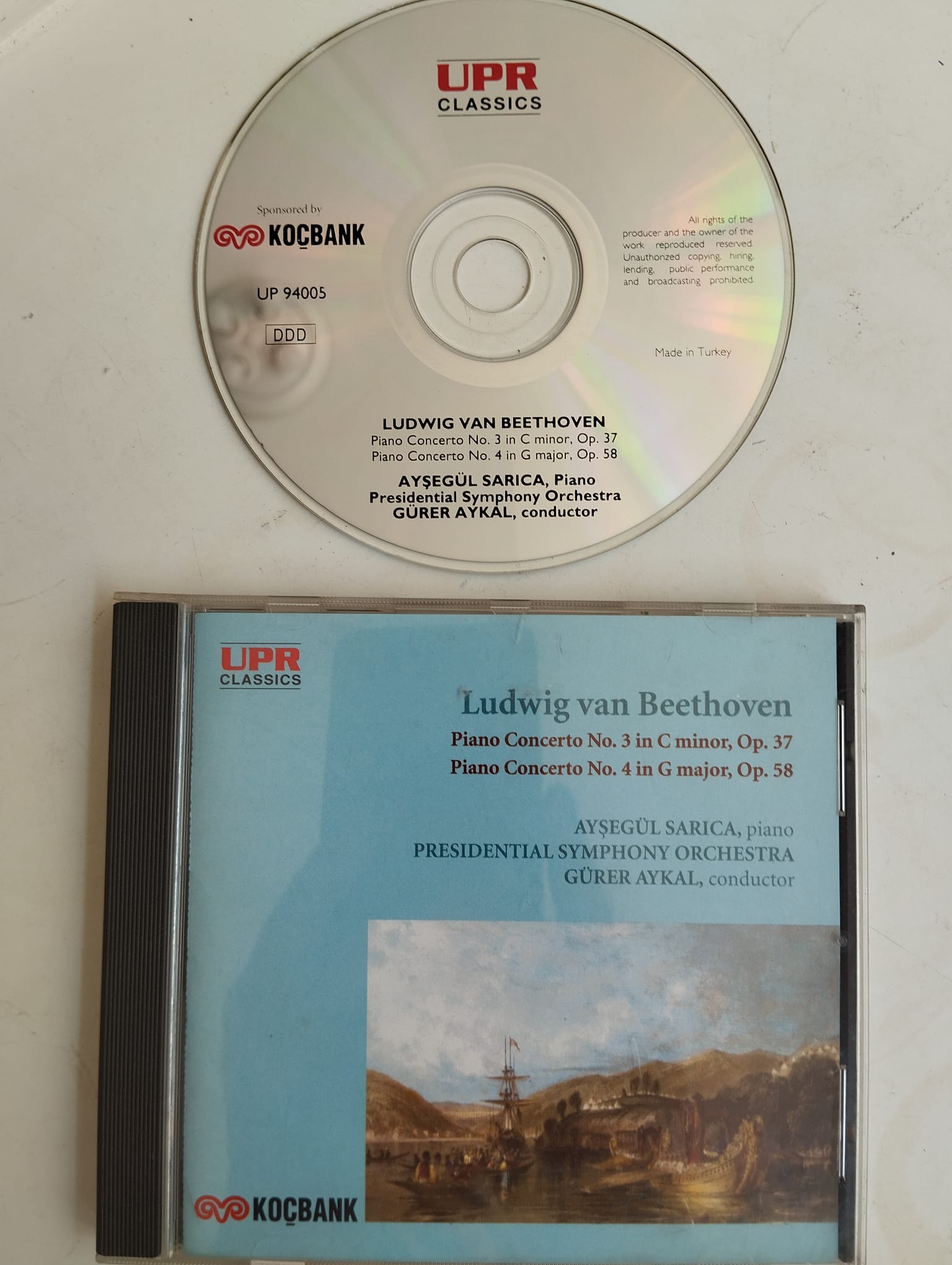 Beethoven – Piano Concerto No. 3 In C Minor, Op. 37 /4 In G Major, Op. 58 - 2. El CD Albüm