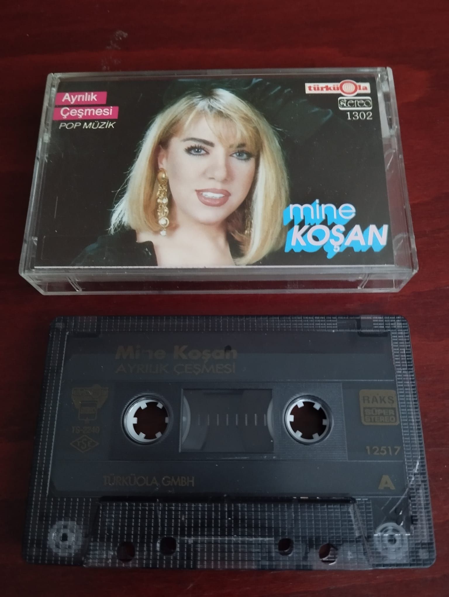 Mine Koşan –  Ayrılık Çeşmesi - 1993  Almanya Basım  Kaset /Türküola-2.el