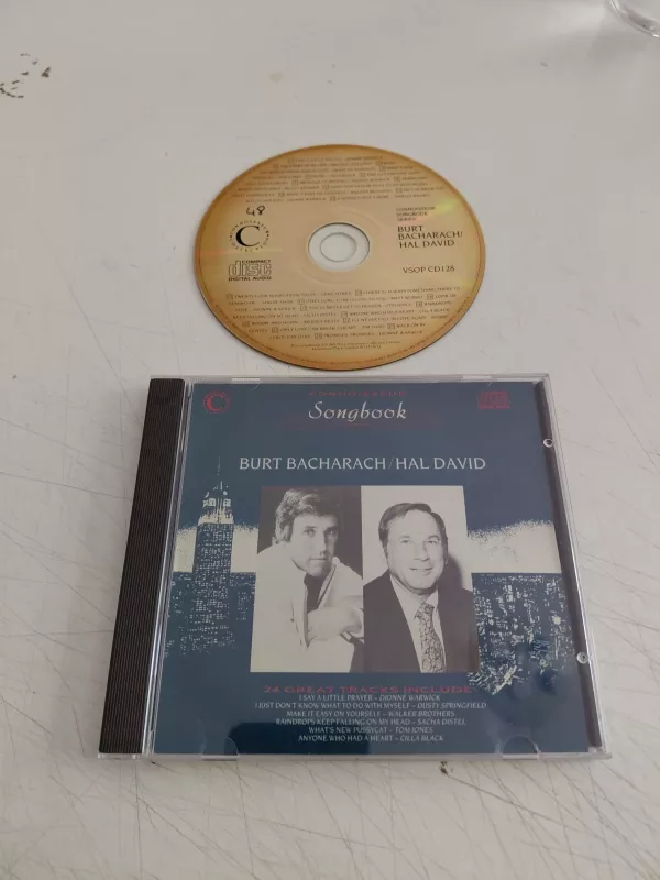 Burt Bacharach / Hal David Songbook - 1988 İngiltere Basım CD Albüm-2.el