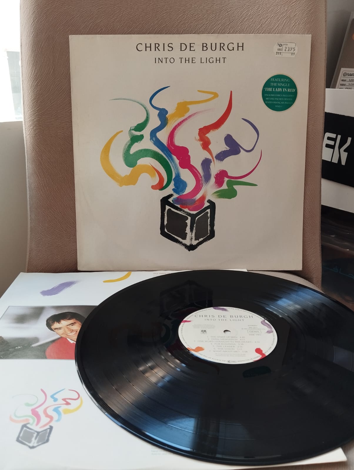 Chris de Burgh – Into The Light - 1986 Almanya Basım LP Plak Albüm-2.EL