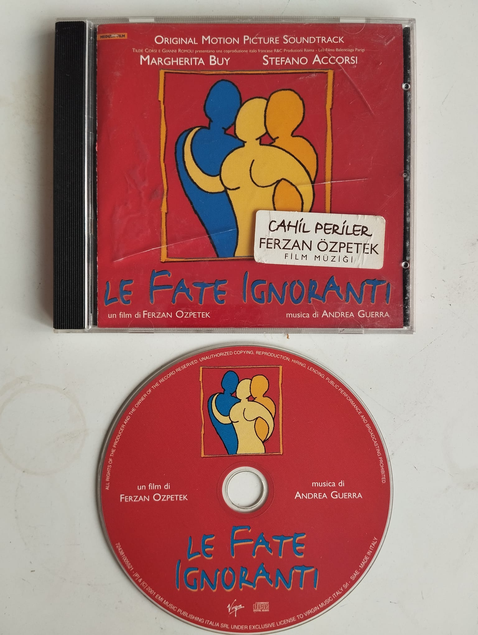 Le Fate Ignoranti Soundtrack / Cahil Periler Film Müzikleri – İtalya Basım 2. El CD Albüm