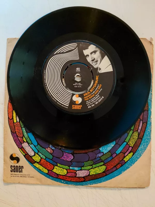 Erol Büyükburç ‎– Züleyha -  1972 Türkiye Basım 45lik Plak-2.el