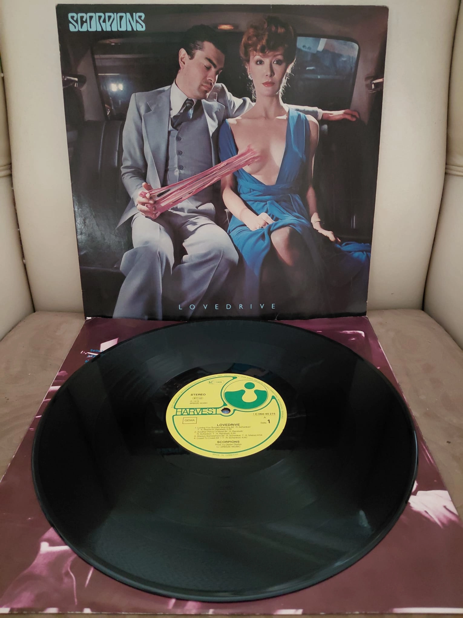 SCORPIONS – Lovedrive - 1979 Almanya Basım - 33lük LP Plak Albüm