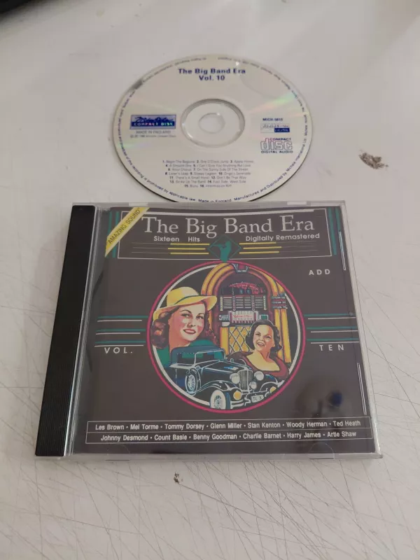 The Big Band Era Vol. Ten - 1988 İngiltere Basım CD Albüm-2.el