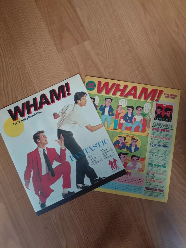 WHAM – Fantastic - 1983 Japonya Basım LP Plak-2.el