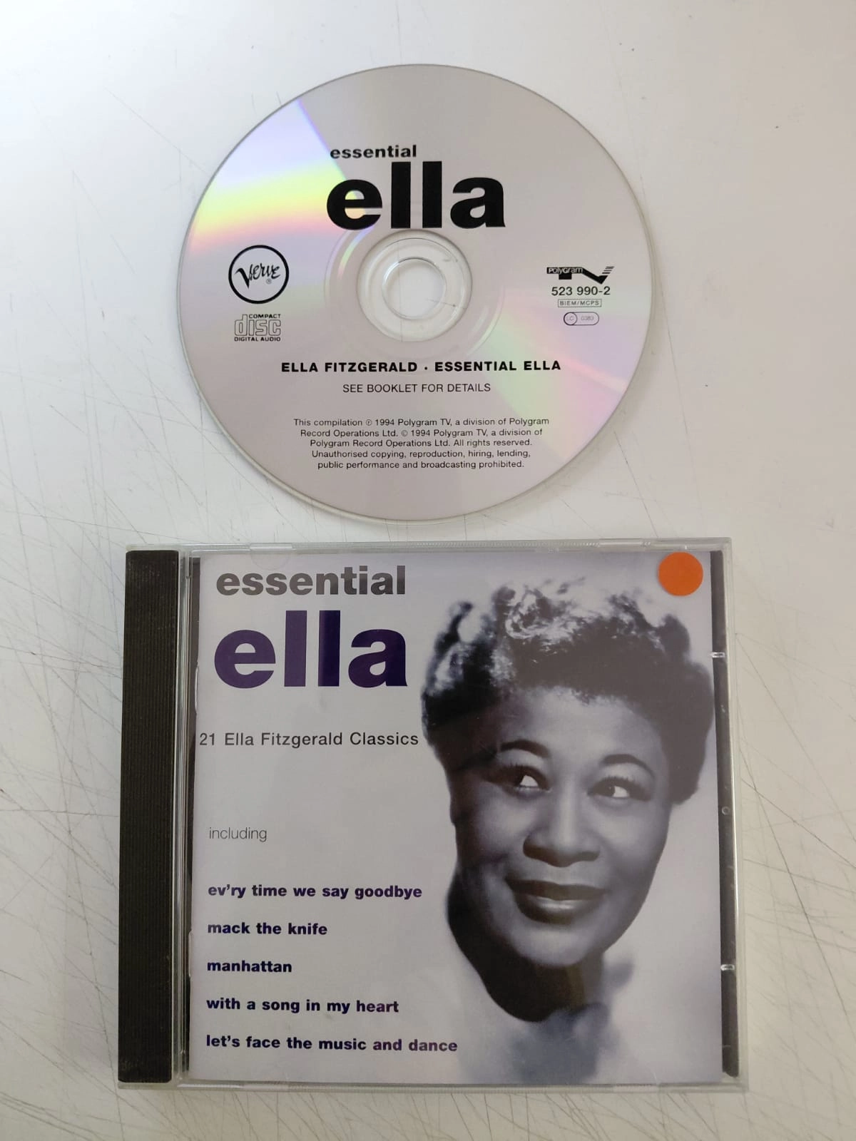 Ella Fitzgerald – Essential Ella - İngiltere Basım CD Albüm-2.el