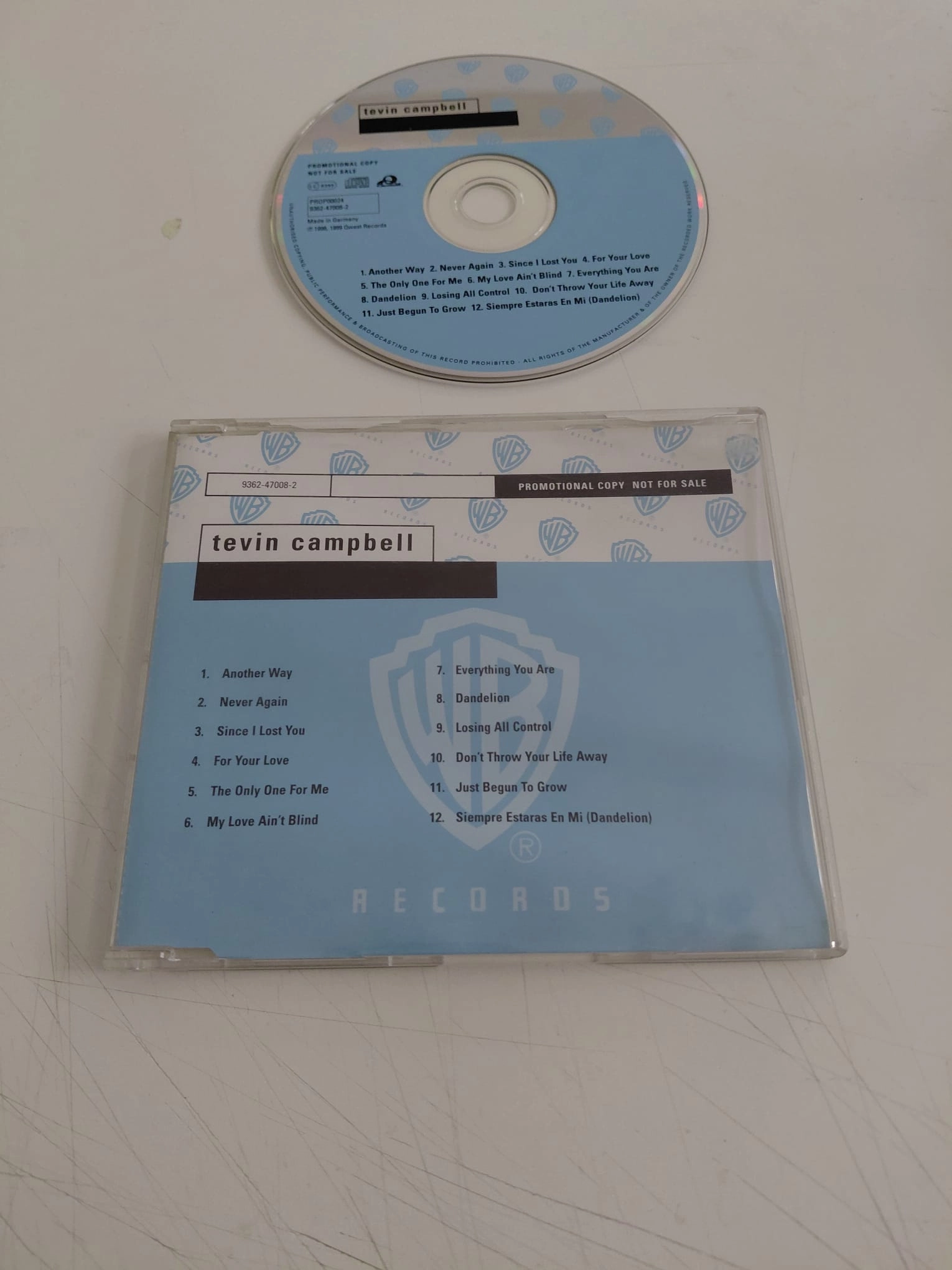 Tevin Campbell – Tevin Campbell - 1999 Almanya Basım - CD Albüm, Promo-2.el