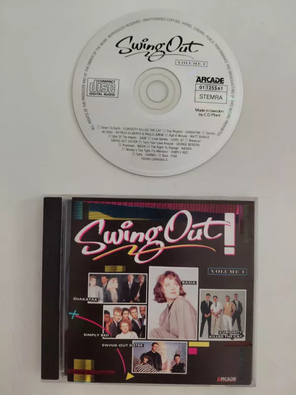 Swing Out! Volume 1  – 1987  Hollanda Basım - CD Albüm-2.el