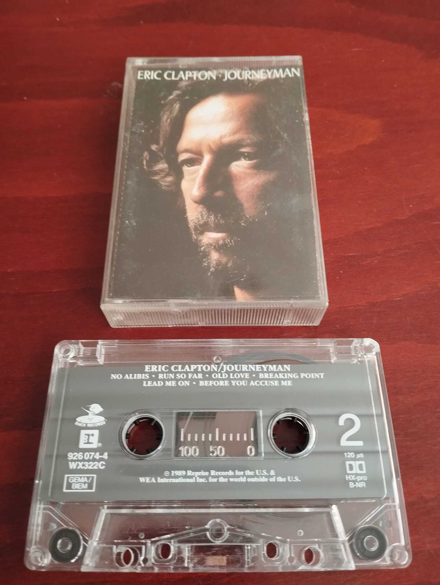ERIC CLAPTON - JOURNEYMAN-1989 Türkiye Basım KASET -2.EL