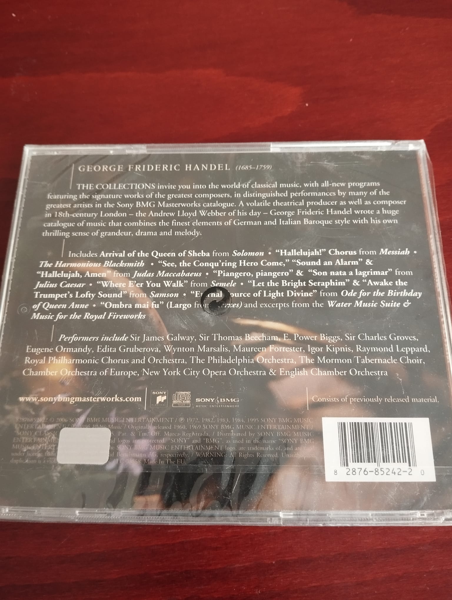 THE HANDEL COLLECTION   -   Avrupa Basım CD  Albüm /Ambalajlı