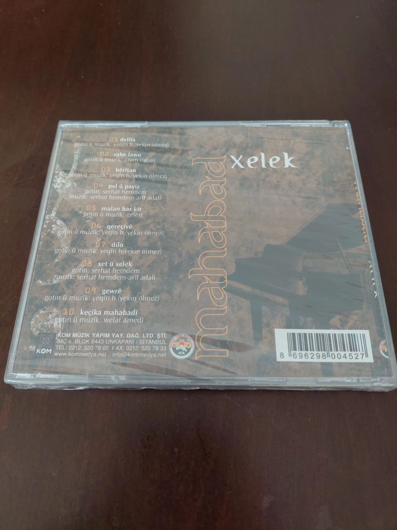 Koma Mahabad  -  Xelek - 2011  Türkiye  Basım - CD Albüm /Açılmamış Ambalajlı/Kürtçe