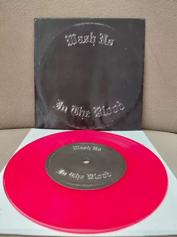 KANYE  WEST  –  Wash Us In The Blood - 2021 USA Basım 45lik (Kırmızı Renk) Plak-2.el