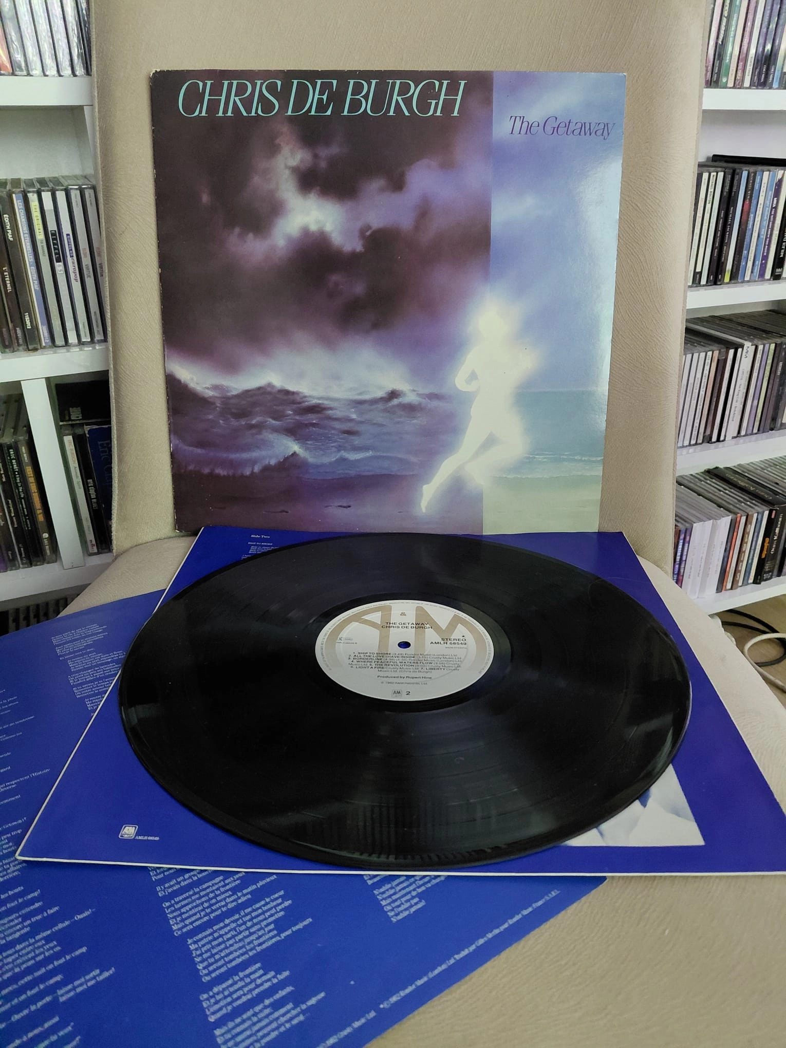 Chris de Burgh – The Getaway - 1982 Hollanda Basım Albüm LP Plak-2.el