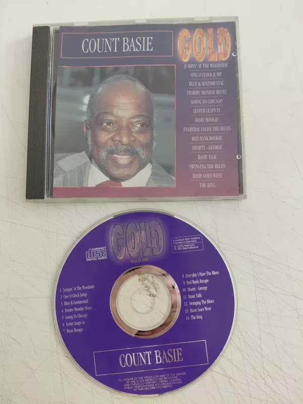 Count Basie – Gold - 1993 Hollanda Basım CD Albüm-2.el