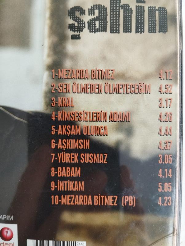Şahin / Sen Ölmeden Ölmeyeceğim -  Türkiye Basım - 2. El CD Albüm