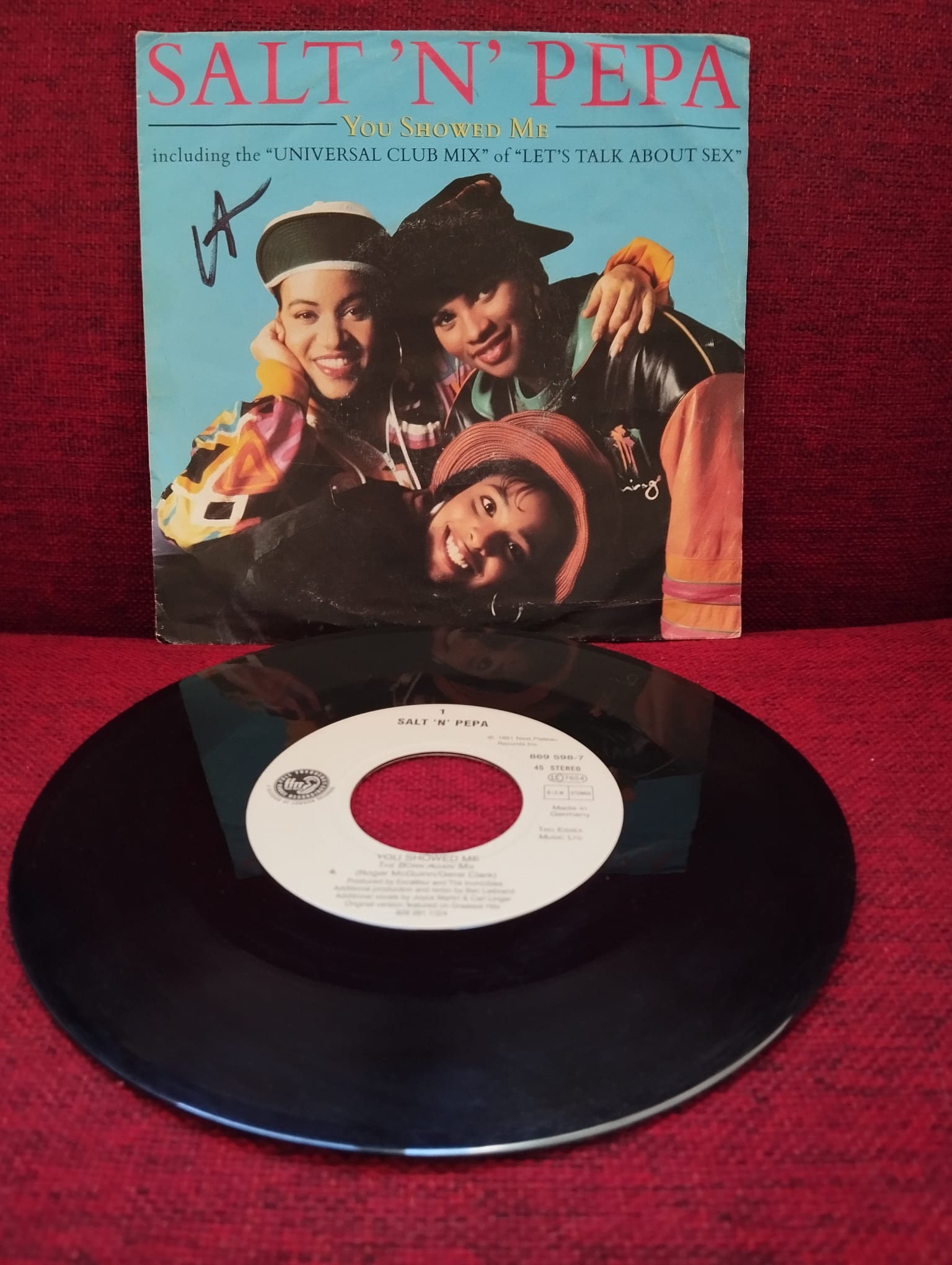 Salt ’N’ Pepa – You Showed Me -  1991 Almanya Basım 45lik Plak -2.el