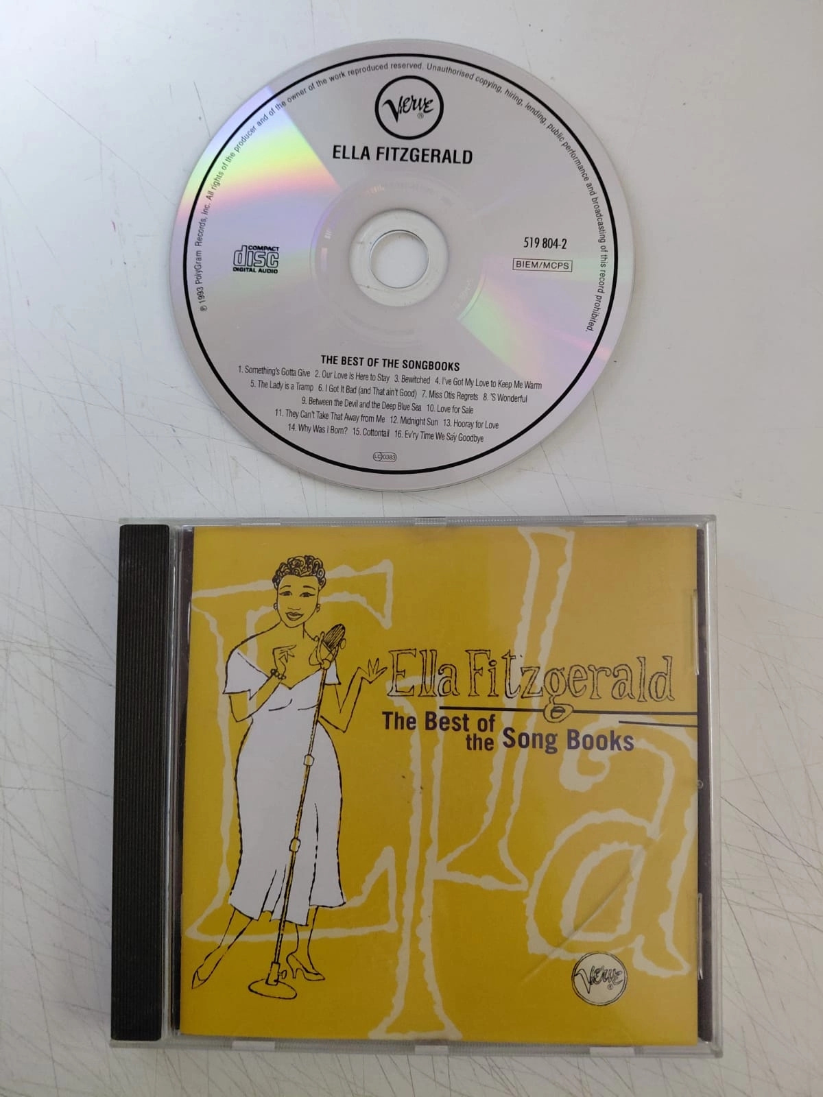 Ella Fitzgerald – The Best Of The Song Books - 1993 İngiltere Basım CD Albüm-2.el