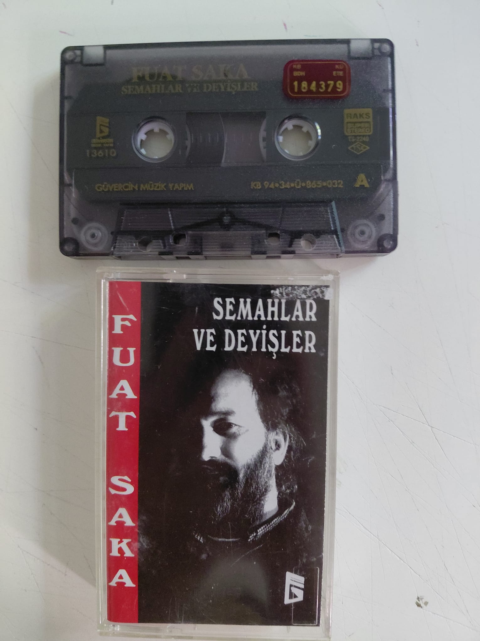 Fuat Saka - semahlar ve deyişler - 1994 Türkiye Basım Kaset-2.el