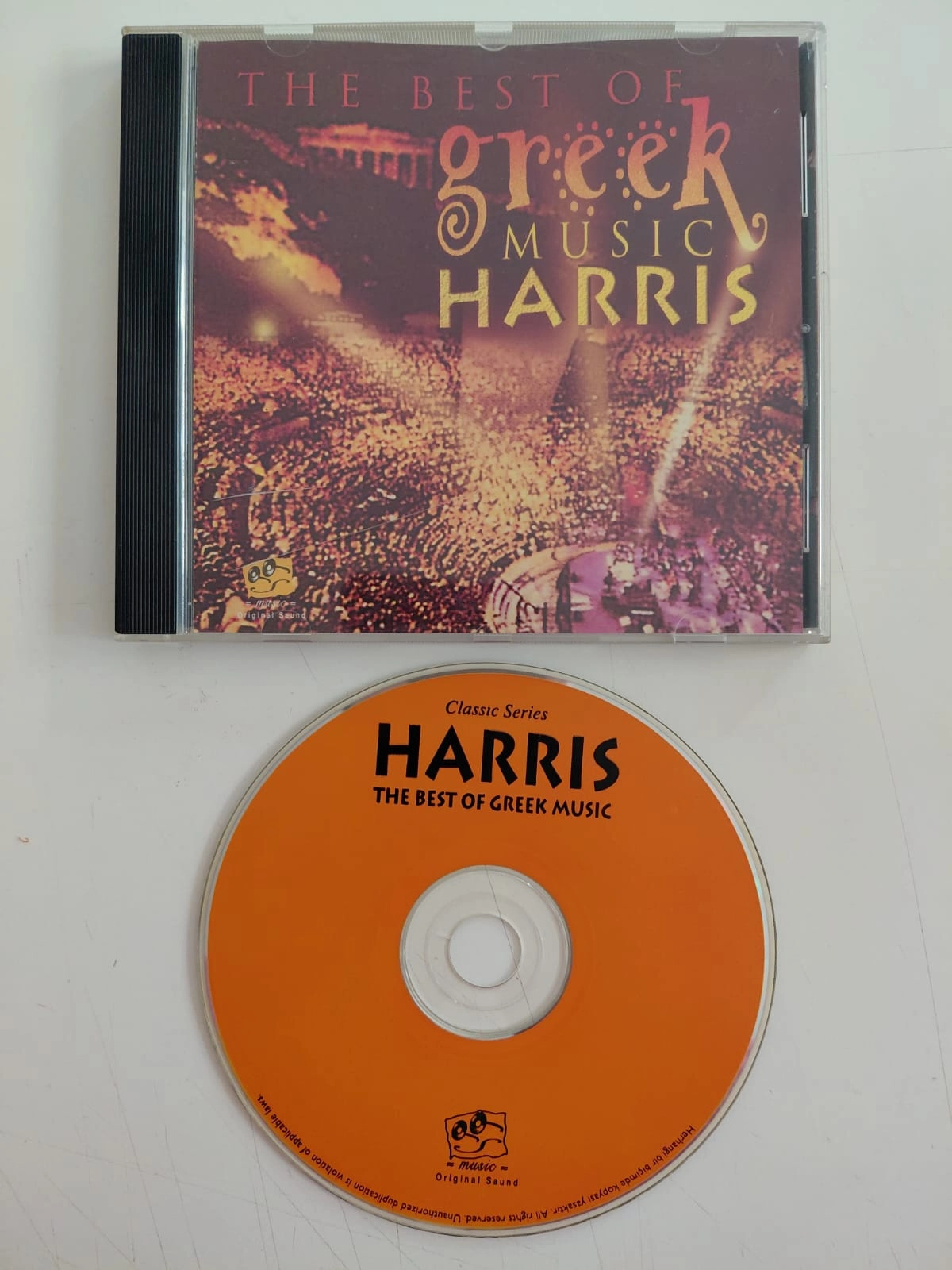 Harris  – The Best Of Greek Music - 1999 Türkiye Basım CD Albüm-2.el