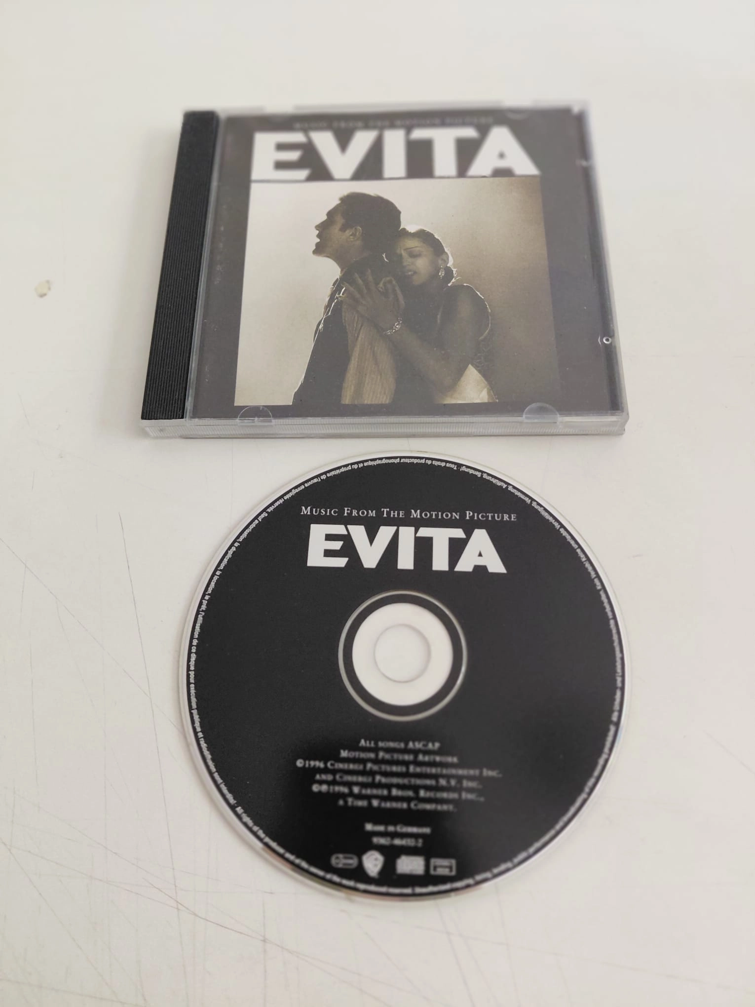 Andrew Lloyd Webber And Tim Rice – Evita - 1996  Avrupa  Basım - CD Albüm-2.el