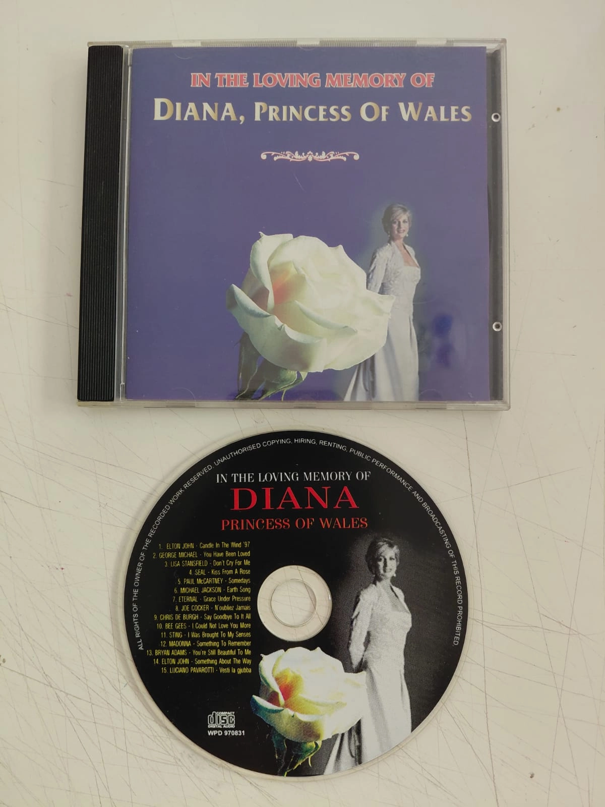 In The Loving Memory Of Diana, Princess Of Wales  - 1997 Avrupa Basım  CD Albüm-2.el
