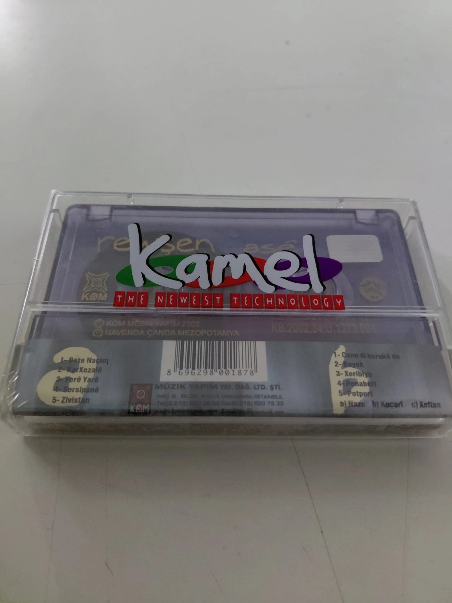 REWŞEN -  Ase - 2002 Türkiye  Basım Kaset Albüm /Açılmamış Ambalajlı (Kürtçe)