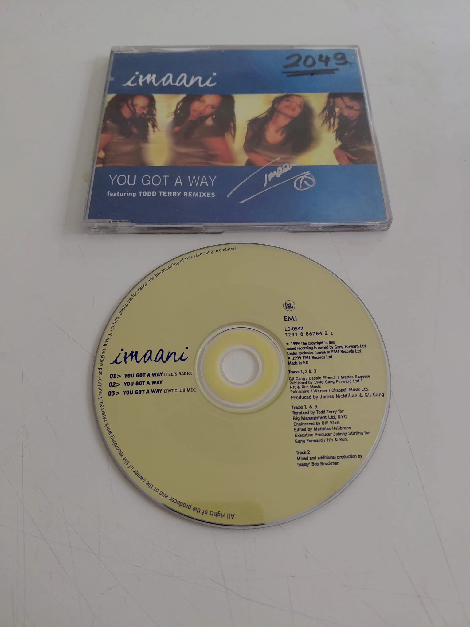Imaani – You Got A Way - 1999  Avrupa Basım - CD, Single-2.el