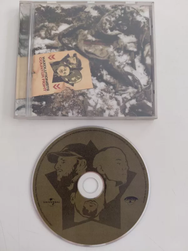 Waxolutionists  – Counter Fight  - 2004 Avusturya Basım - CD Albüm /Hip Hop-2.el
