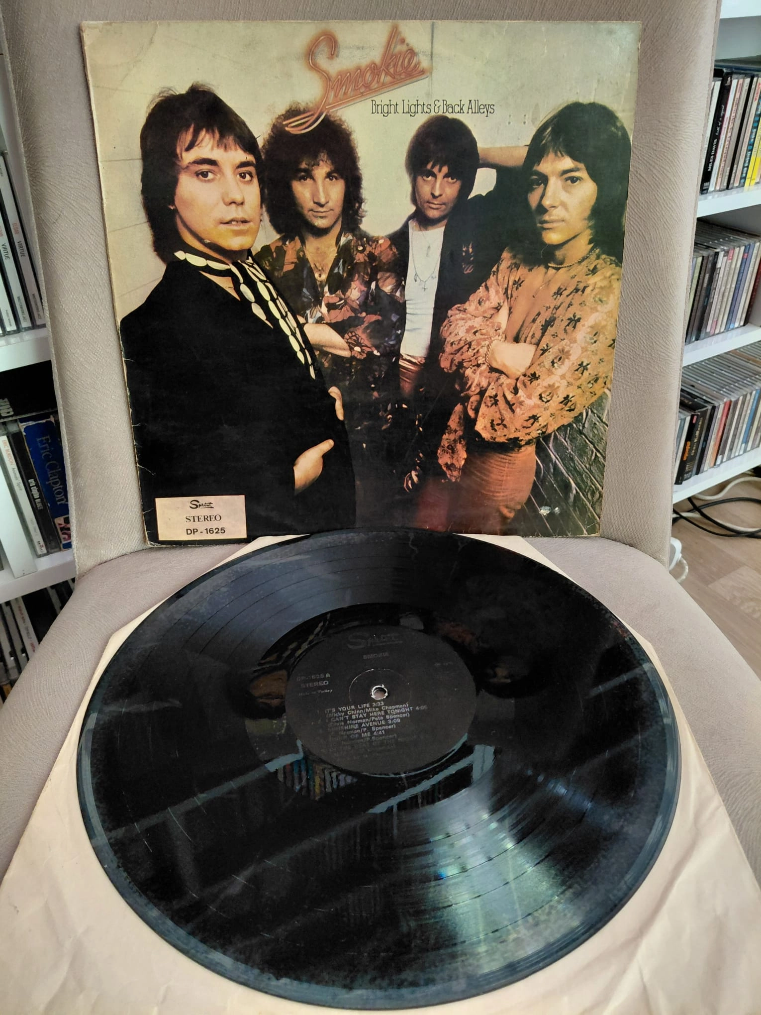 Smokie – Bright Lights And Back Alleys - 1977 Türkiye Basım Albüm - LP Plak-2.el