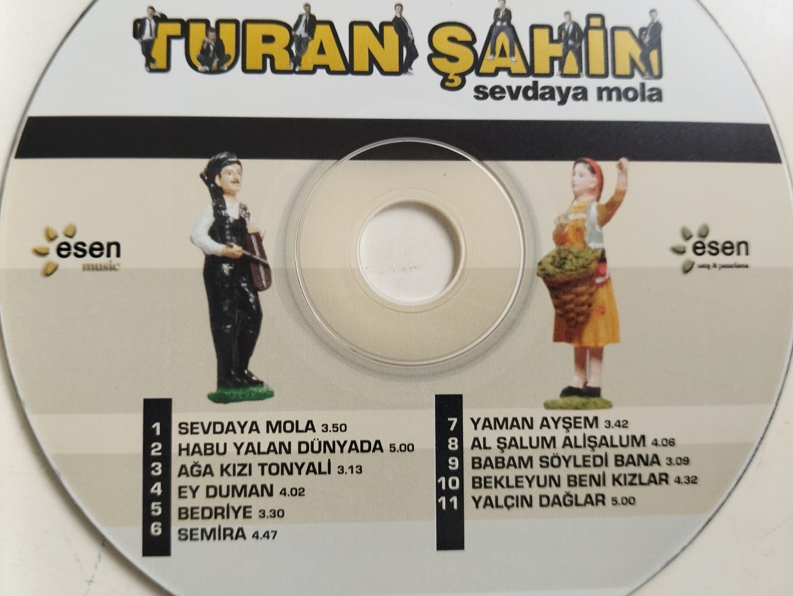 Turan Şahin - Sevdaya Mola - Türkiye Basım 2. El CD Albüm
