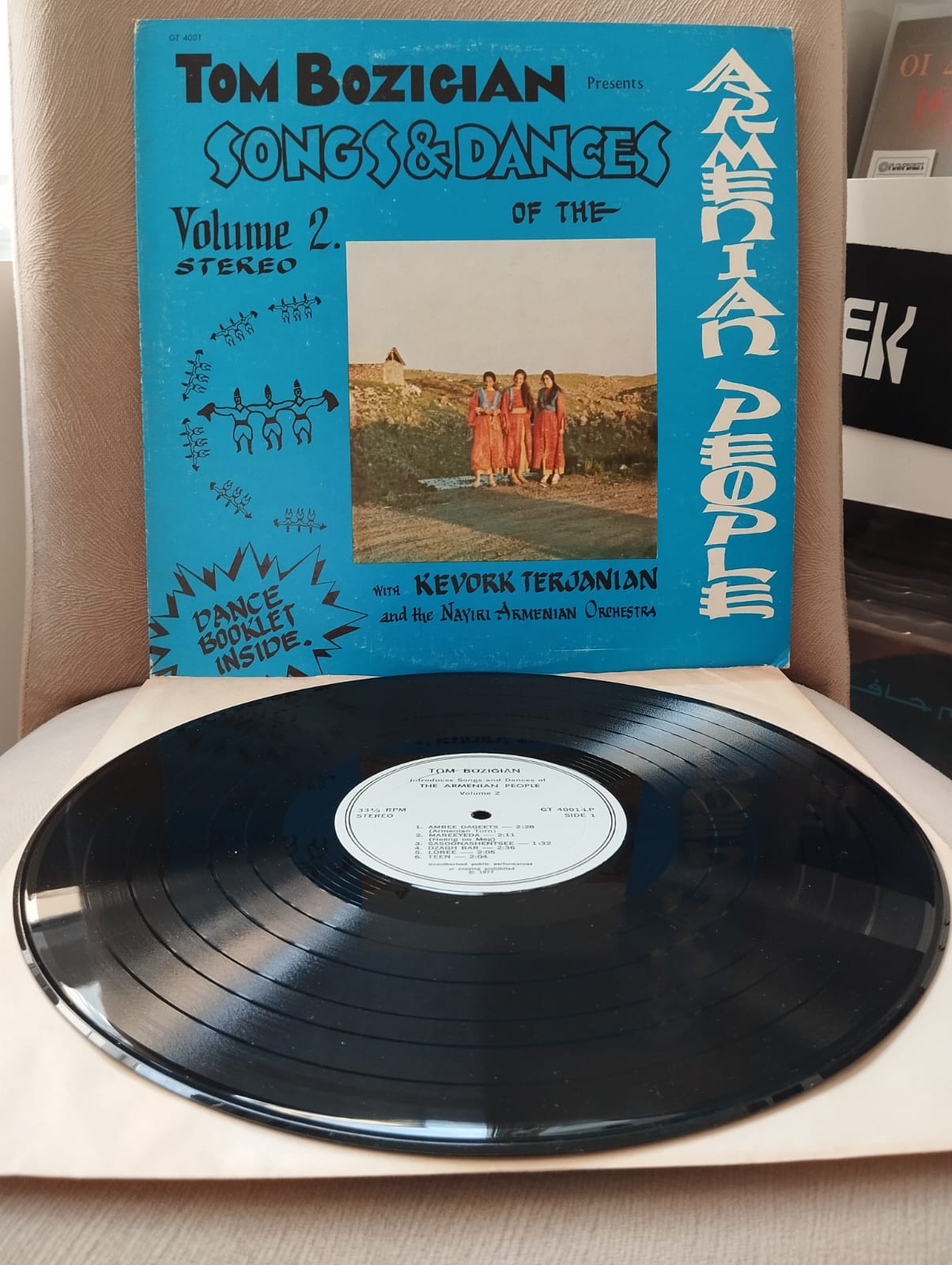 Tom Bozigian – Presents Songs & Dances Of The Armenian People Vol. 2 - 1977 Amerika Basım 33 lük Plak Lp-2.EL