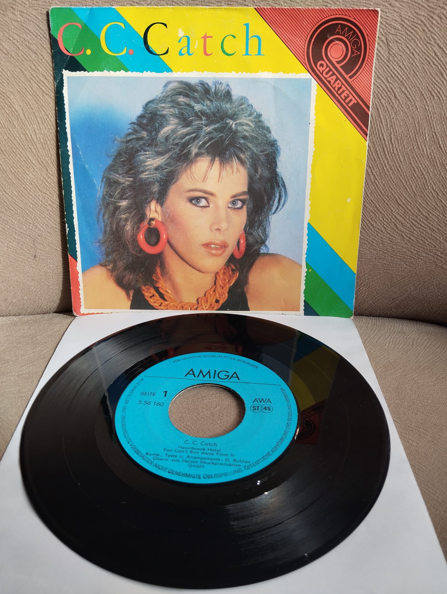 C.C. Catch – Heartbreak Hotel -  1987 Almanya Basım 4 Parçalı EP 45 lik Plak