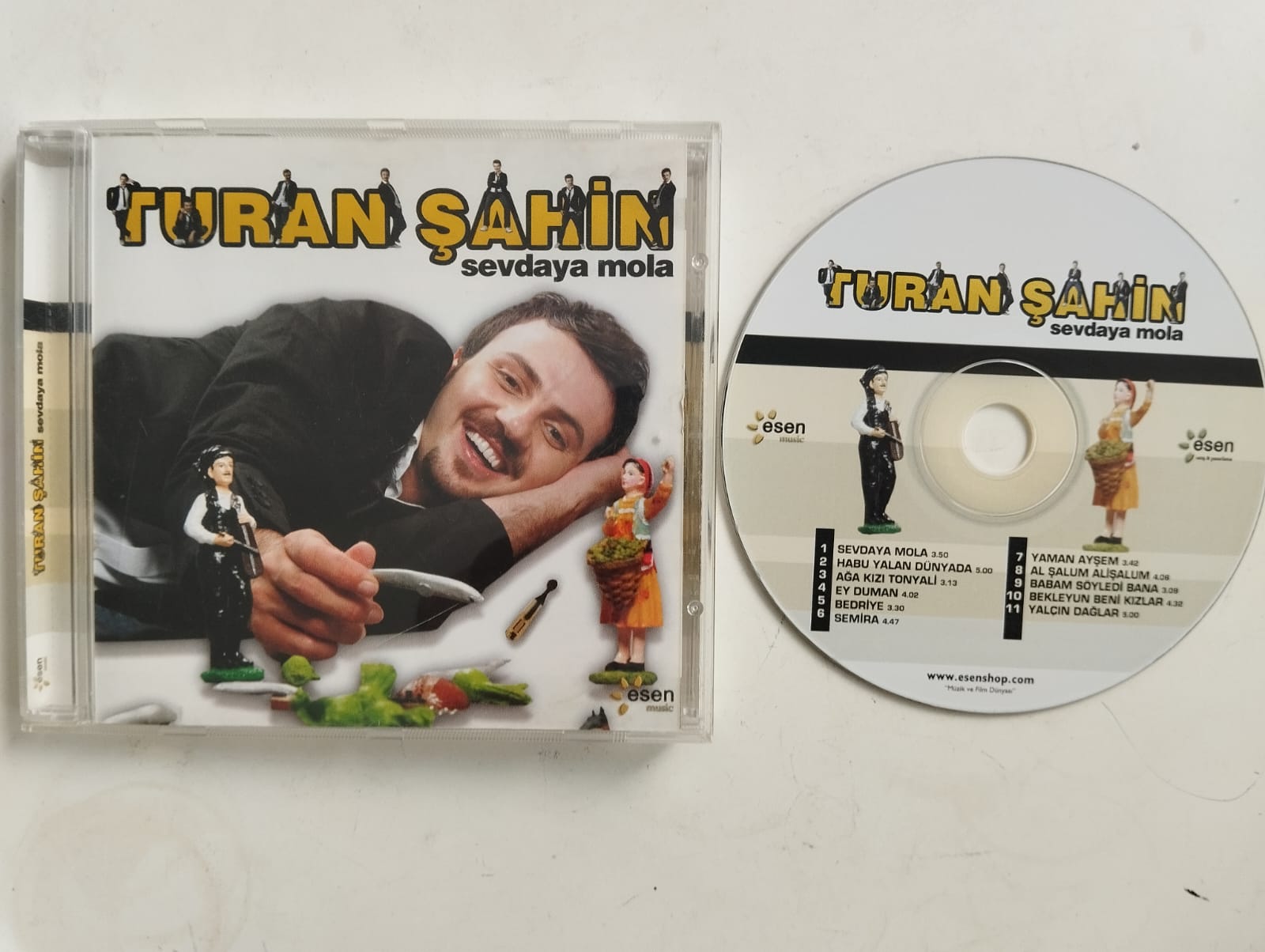 Turan Şahin - Sevdaya Mola - Türkiye Basım 2. El CD Albüm