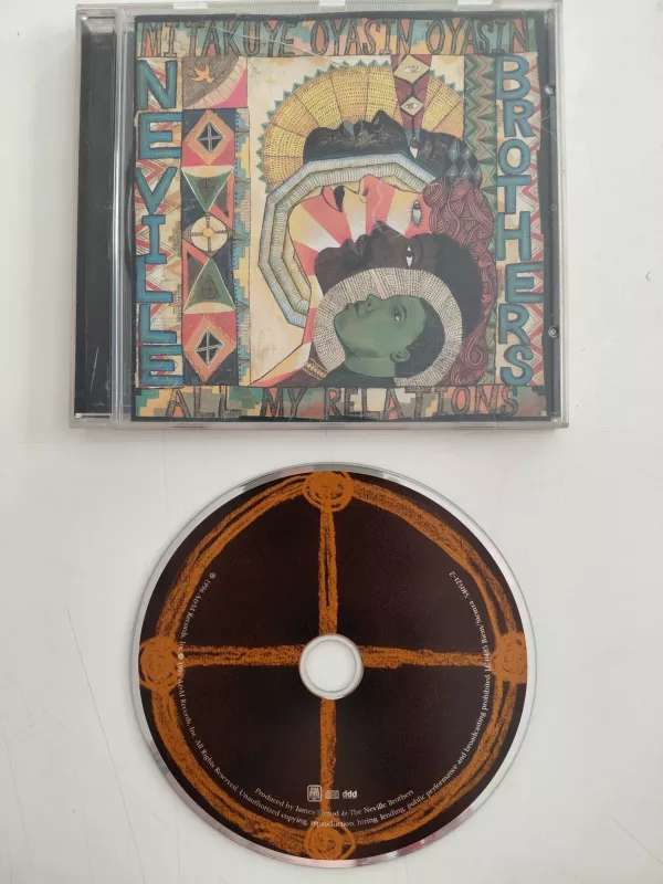 The Neville Brothers – Mitakuye Oyasin Oyasin/All My Relations – 1996 Avrupa Basım - CD Albüm-2.el
