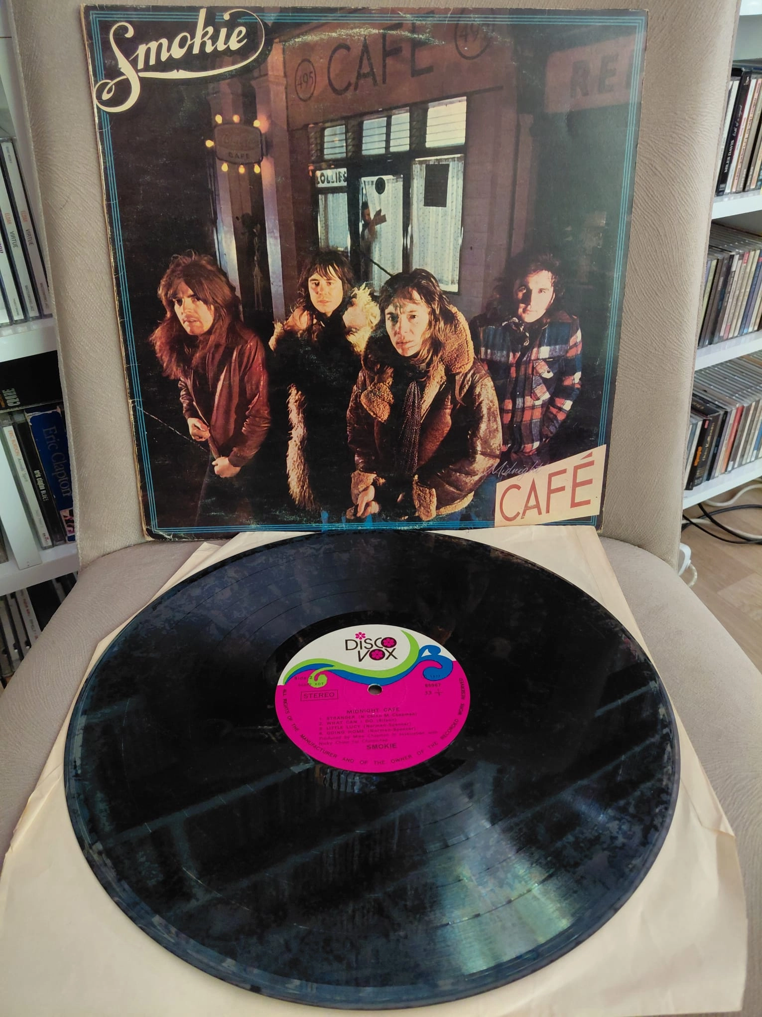 Smokie – Midnight Café - 1977 Türkiye Basım Albüm - LP Plak-2.el