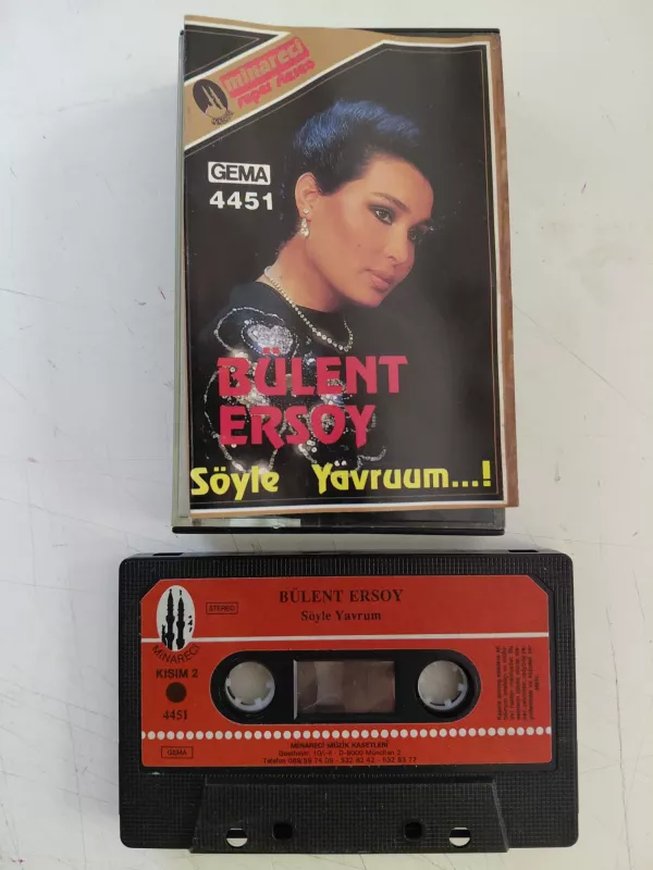 Bülent Ersoy - Söyle Yavrum  -  Almanya Basım  Kaset Albüm/ Minareci-2.el