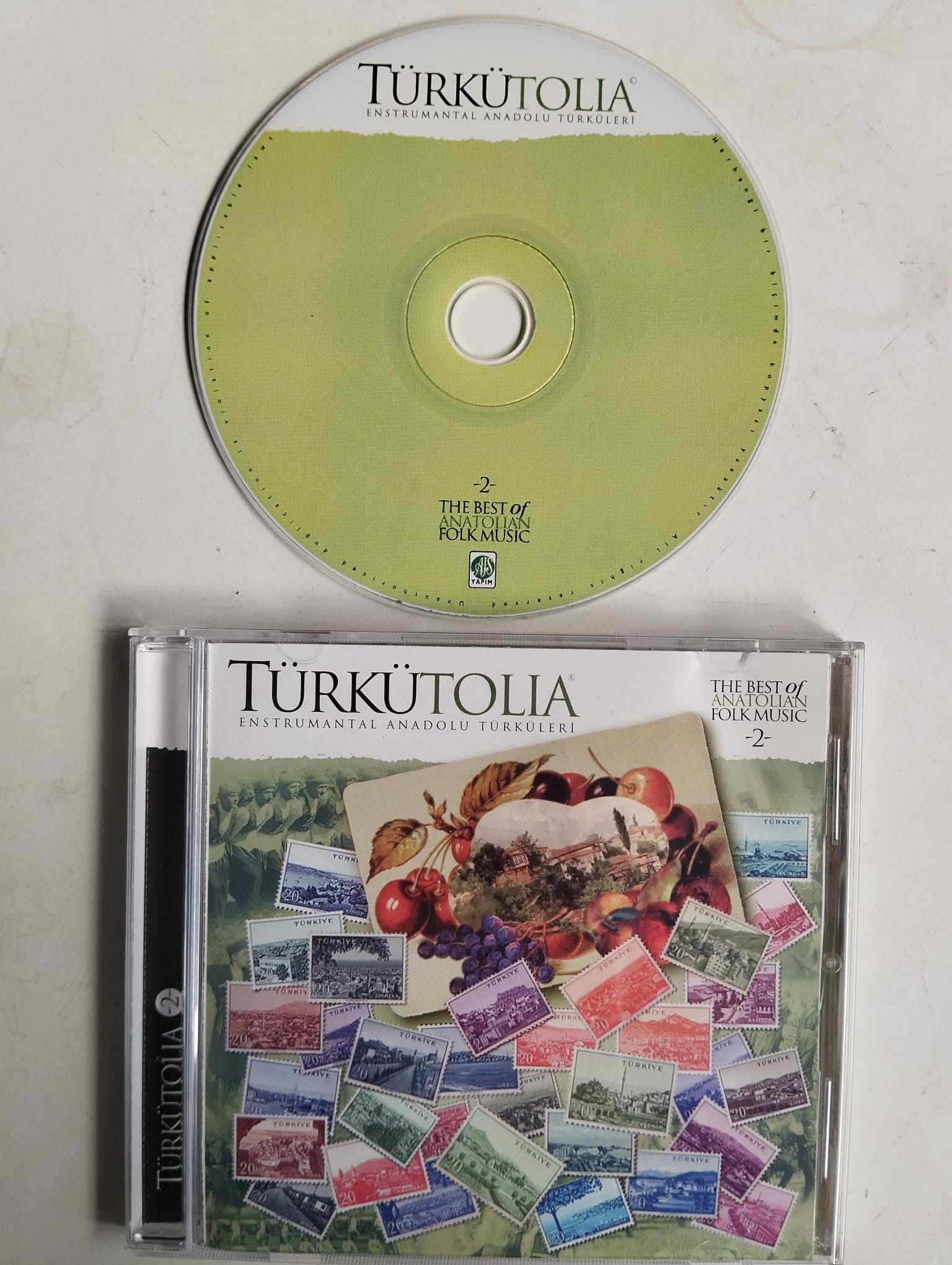 Türkütolia Enstrümantal Anadolu Türküleri Vol. 2 - Türkiye Basım - 2. El CD Albüm