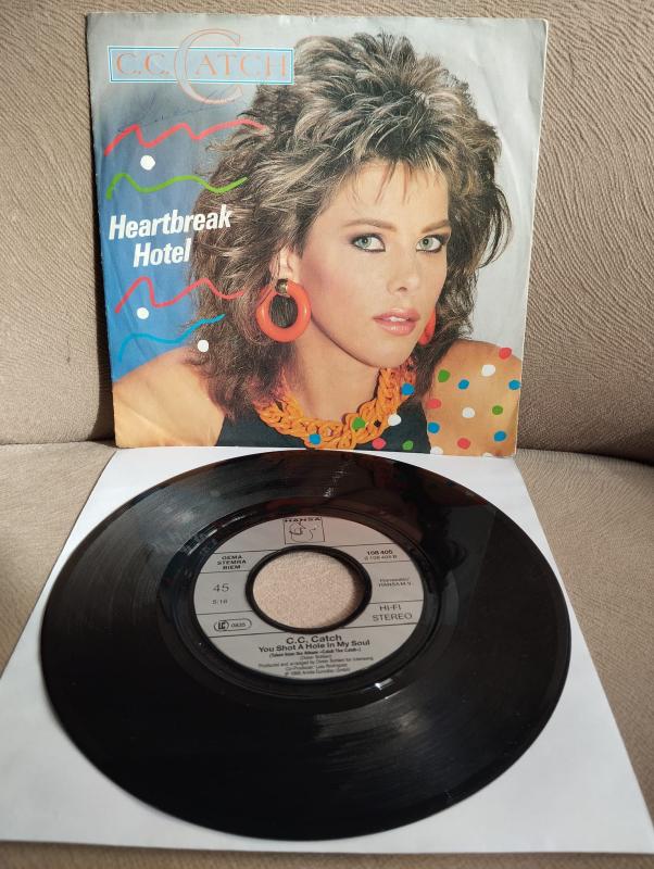 C.C. Catch – Heartbreak Hotel -  1986 Almanya Basım 45 lik Plak